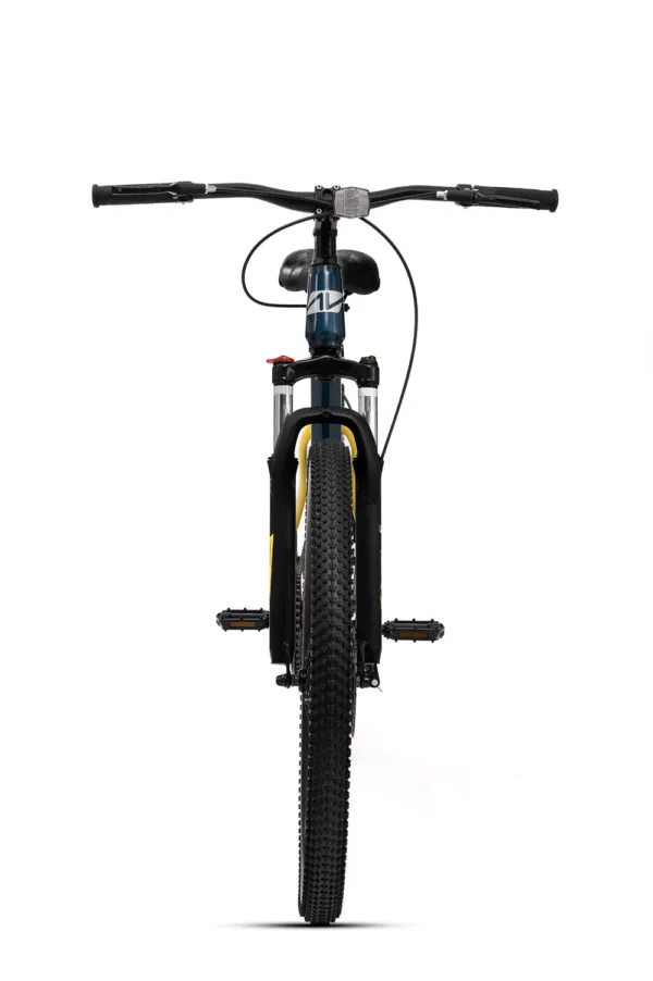 Ignite-27.5 Single Speed Front Suspension Disc Brake Non IBC Yellow Grey 27.5 Adult-Mountain Cycle - Image 2