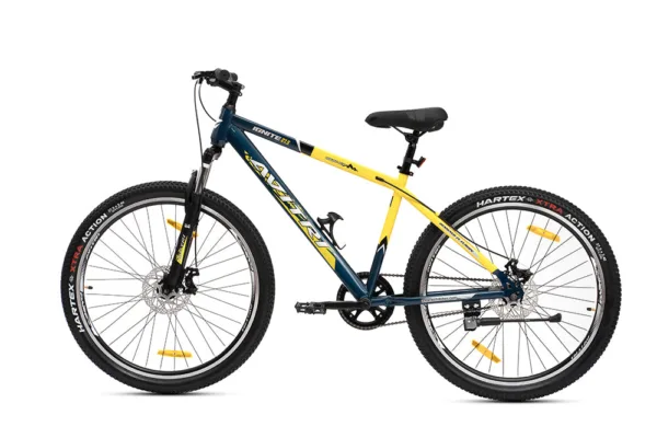 Ignite-27.5 Single Speed Front Suspension Disc Brake Non IBC Yellow Grey 27.5 Adult-Mountain Cycle - Image 5