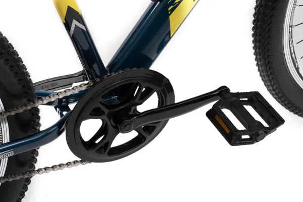 Ignite-27.5 Single Speed Front Suspension Disc Brake Non IBC Yellow Grey 27.5 Adult-Mountain Cycle - Image 8