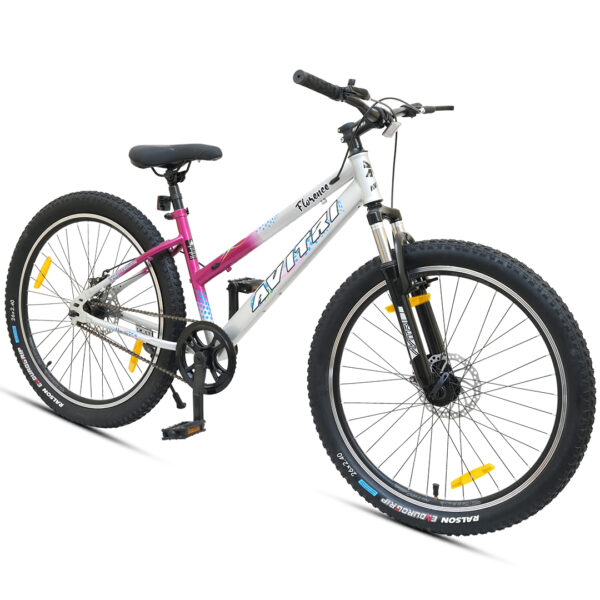 Florence-24 Single Speed Disc Brake  Kids-Mountain Cycle-Magenta - Image 3