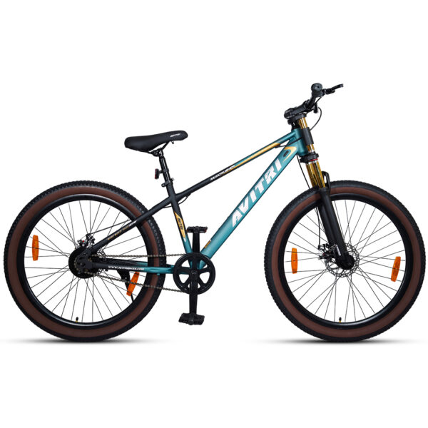 Mudcrusher-29 Single Speed Disc Brake  Adult-Mountain Cycle-Blue Black