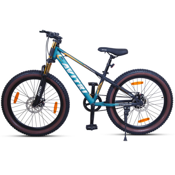 Mudcrusher-26 Single Speed Disc Brake  Adult-Mountain Cycle-Blue Black