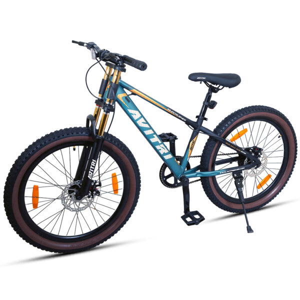 Mudcrusher-26 Single Speed Disc Brake  Adult-Mountain Cycle-Blue Black - Image 3