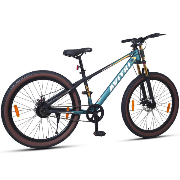 Mudcrusher-29 Single Speed Disc Brake  Adult-Mountain Cycle-Blue Black - Image 3