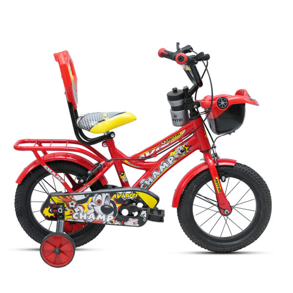 Champ-16 Single Speed V Brake  Kids-Recreation Cycle-Red