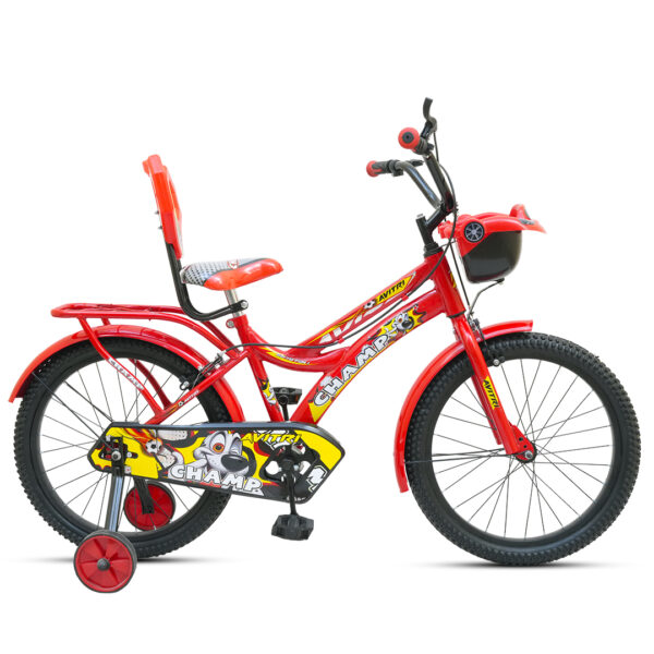 Champ-20 Single Speed V Brake  Kids-Recreation Cycle-Red