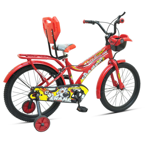 Champ-20 Single Speed V Brake  Kids-Recreation Cycle-Red - Image 4