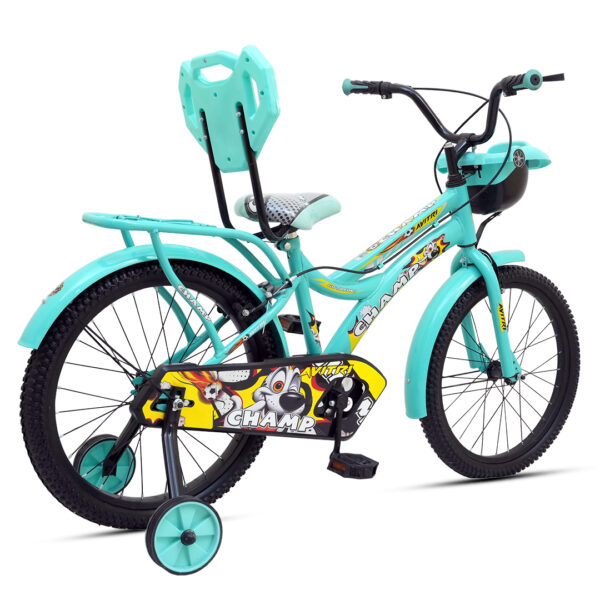 Champ-20 Single Speed V Brake  Kids-Recreation Cycle-Green - Image 3