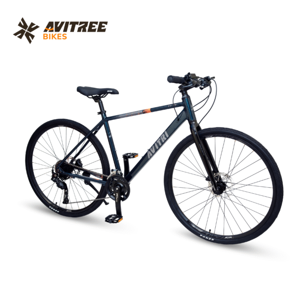 EV99-700C Single Speed Rigid Fork V Brakes Non IBC Green 700 Adult-Hybrid Cycle - Image 2
